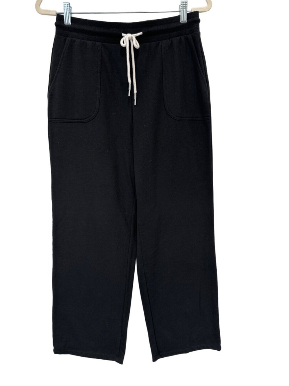 Fit 4 All Sweatpants Size Small Drawstring Pull-On Black Active Comfort Casual